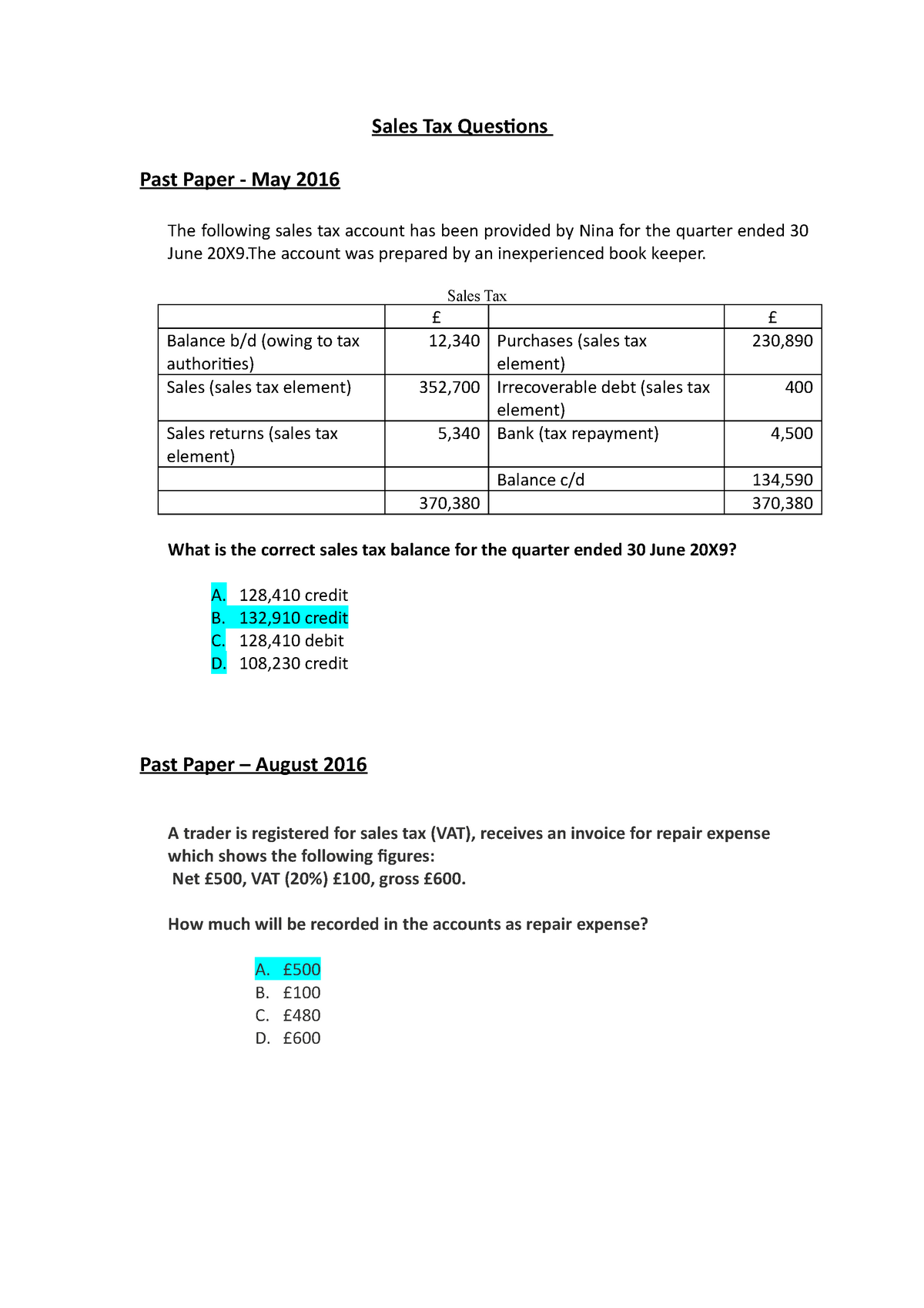 State Of Wisconsin Sales Tax Questions