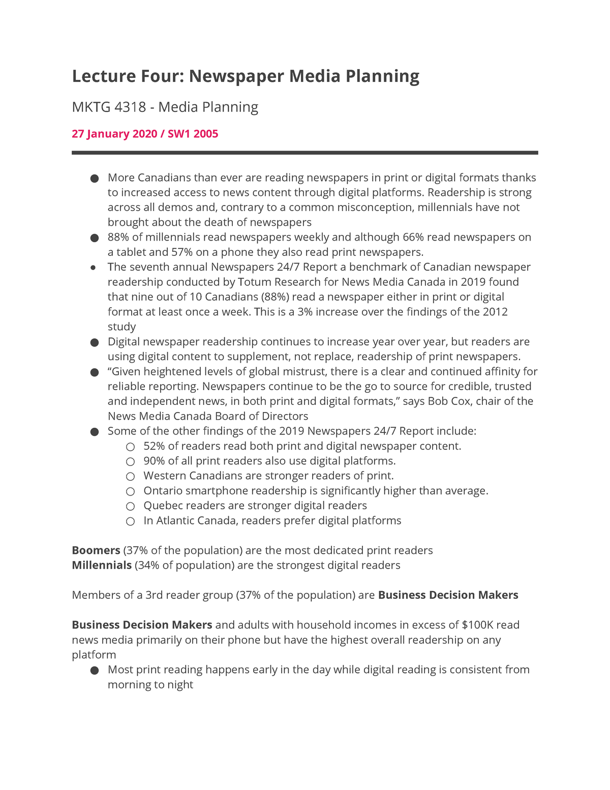 lecture-4-newspaper-media-planning-lecture-four-newspaper-media