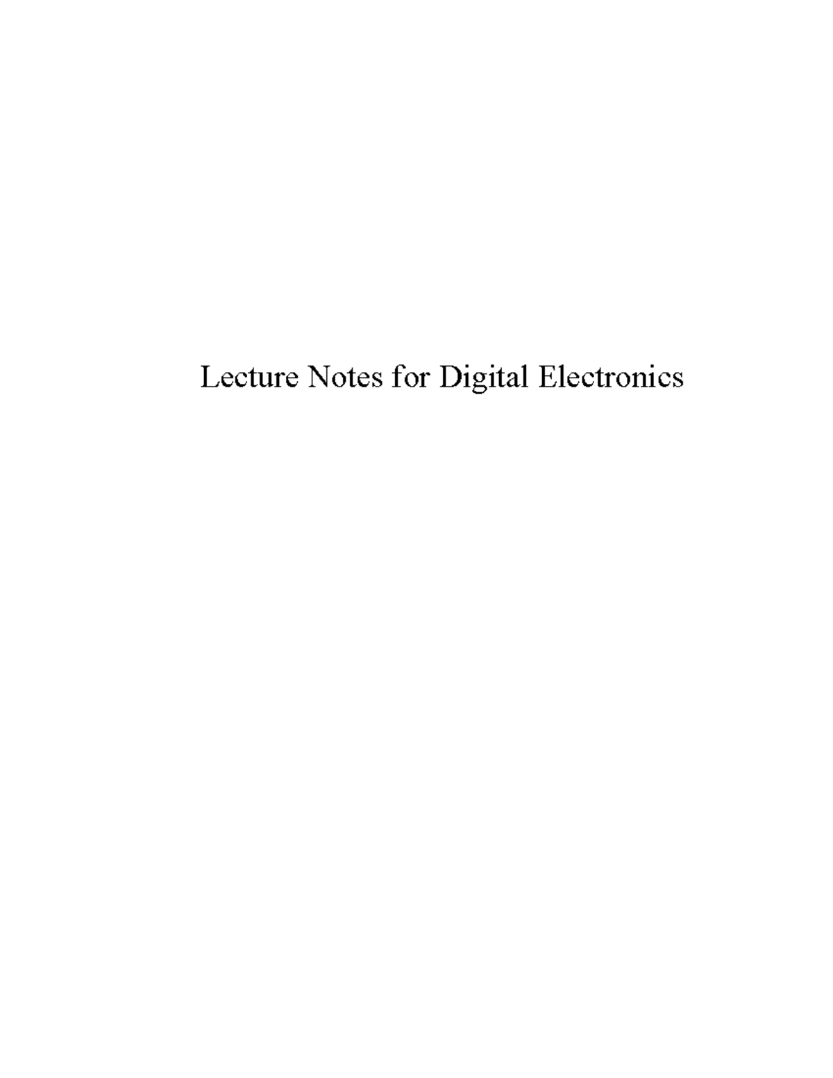 Digital Electronics Lecture Notes 2 6 Gtu Studocu Digital Electronics Lecture Notes 2 6 Gtu Studocu