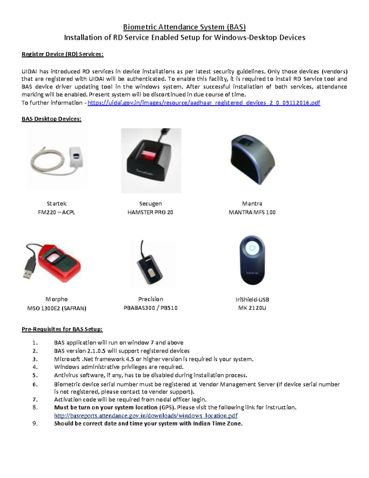 Bio Metric Attendance System Installation Guide - Biometric Attendance ...