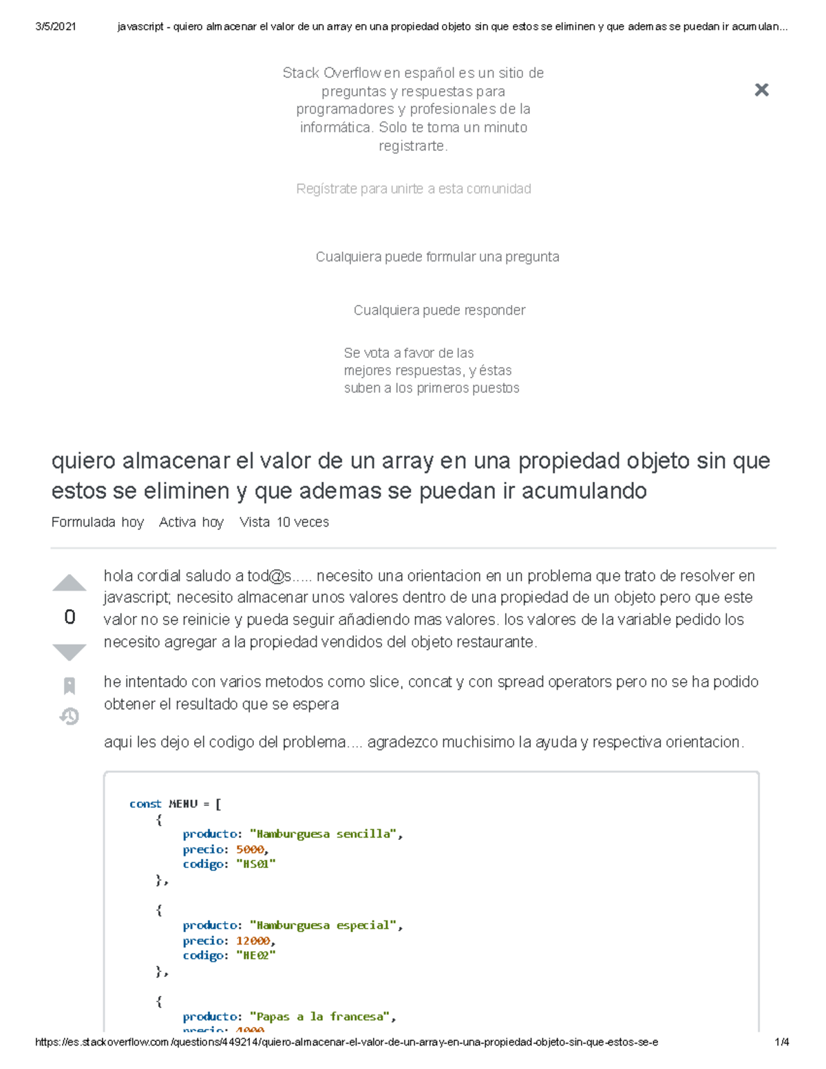 Programacion 2 - Grade: 5 - Stack Overflow en español es un sitio de ...