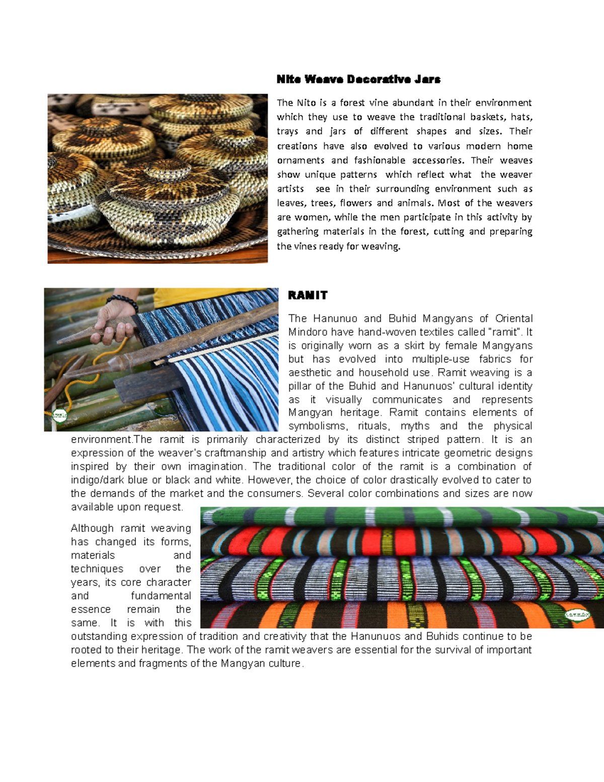 CPAR cpar Nito Weave Decorative Jars The Nito is a forest vine