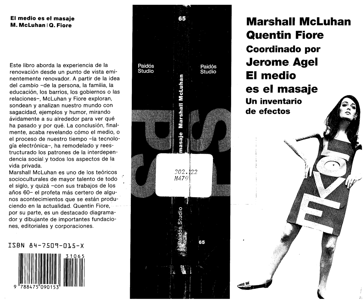 Mc Luhan, Marshall, El medio es el masaje - EI medio es el masaje 65