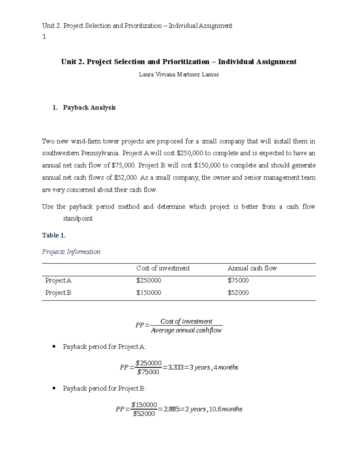 pearson set assignment guidance for unit 1 individual project