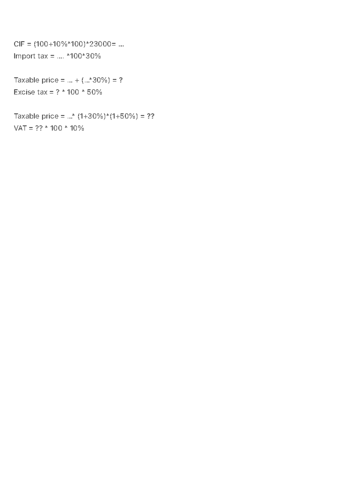 Import Tax Crossword 97 - h6g308x