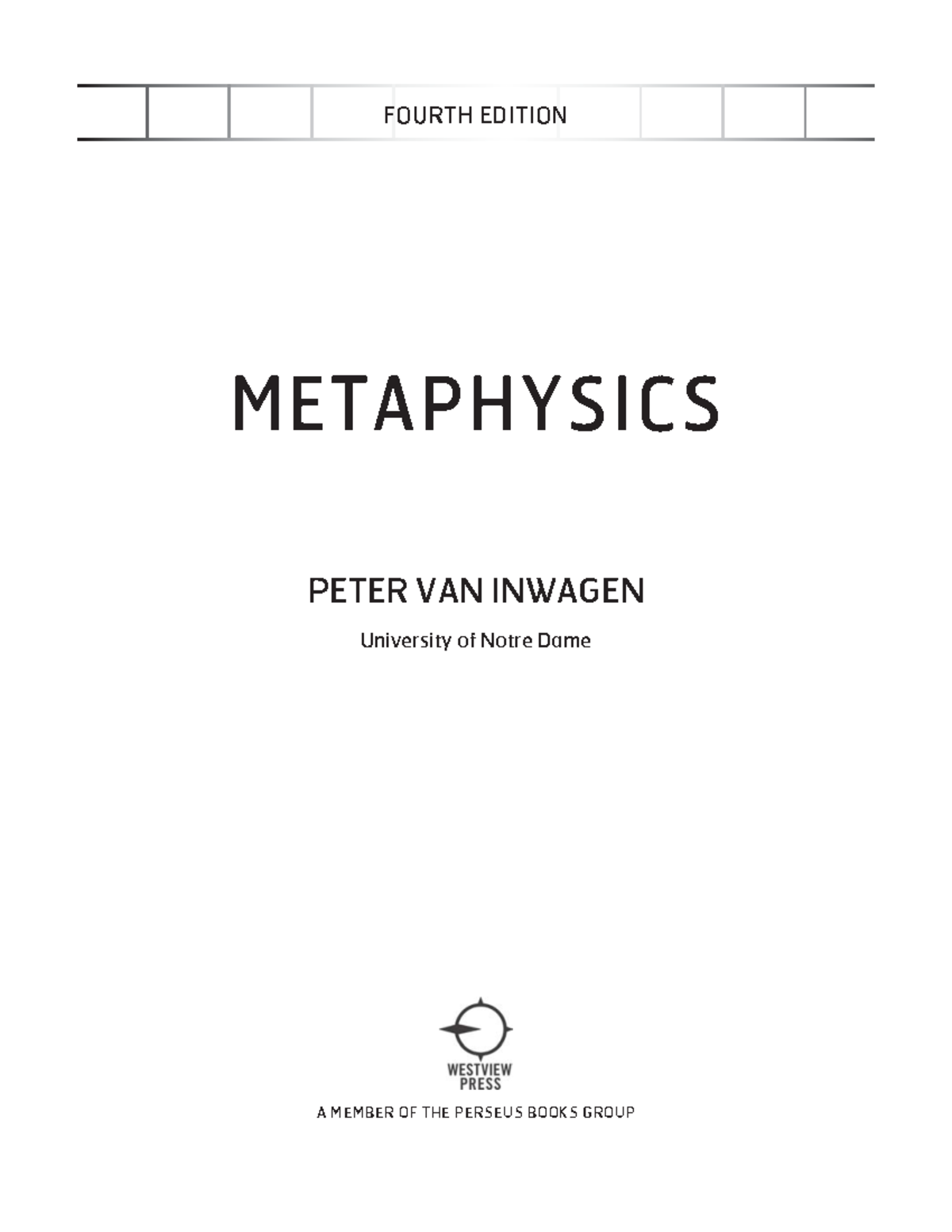 Van Inwagen - Metaphysics Dualism and Physicalism. pp. 223-245 - A ...