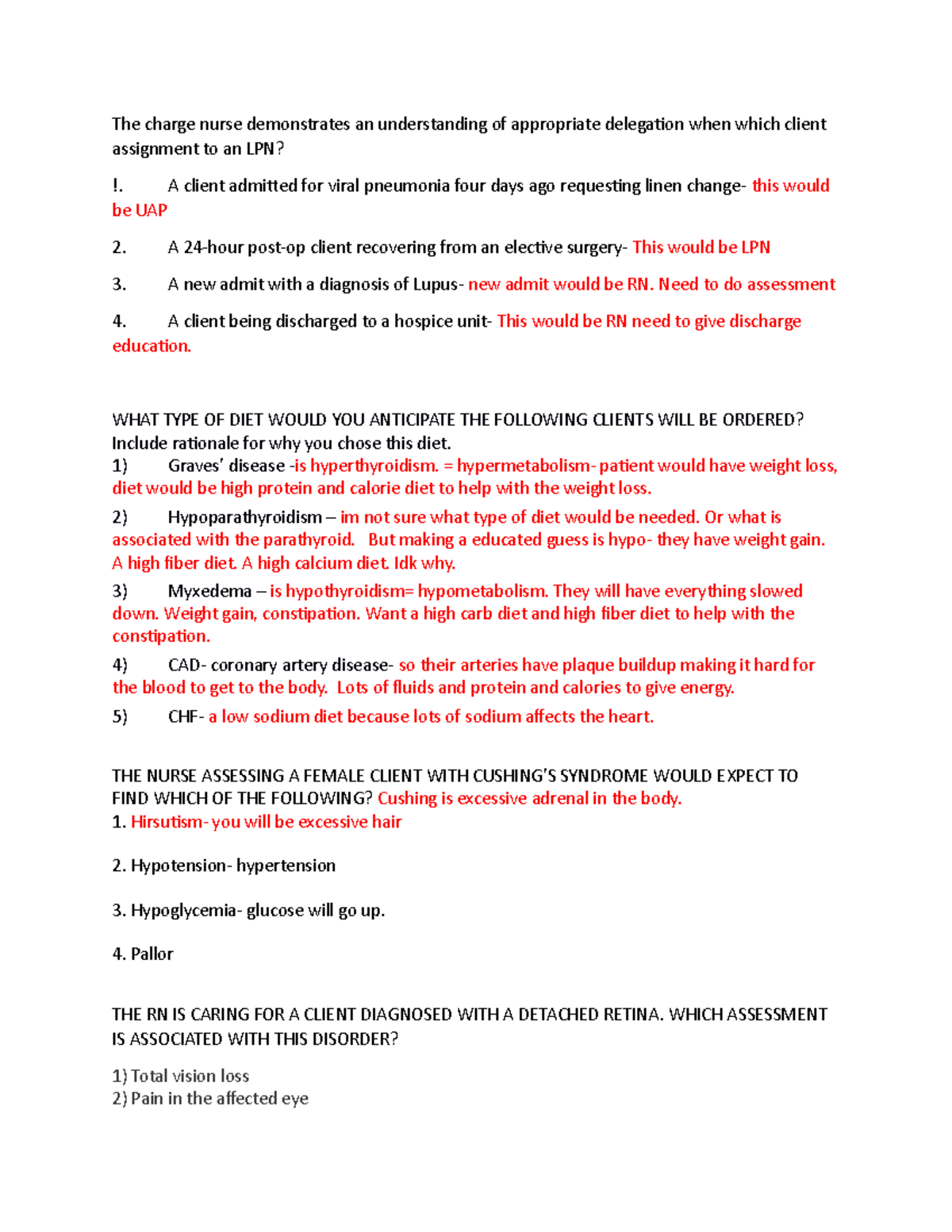 Five Questions Preparation For Student The Charge Nurse Demonstrates   Thumb 1200 1553 