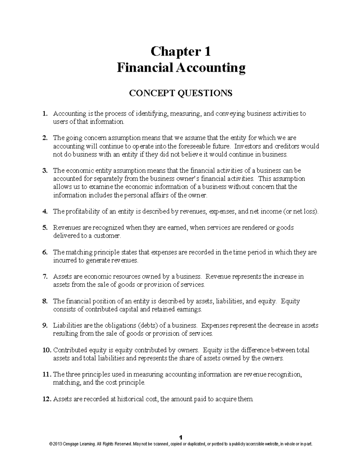 chapter 1 homework financial accounting connect