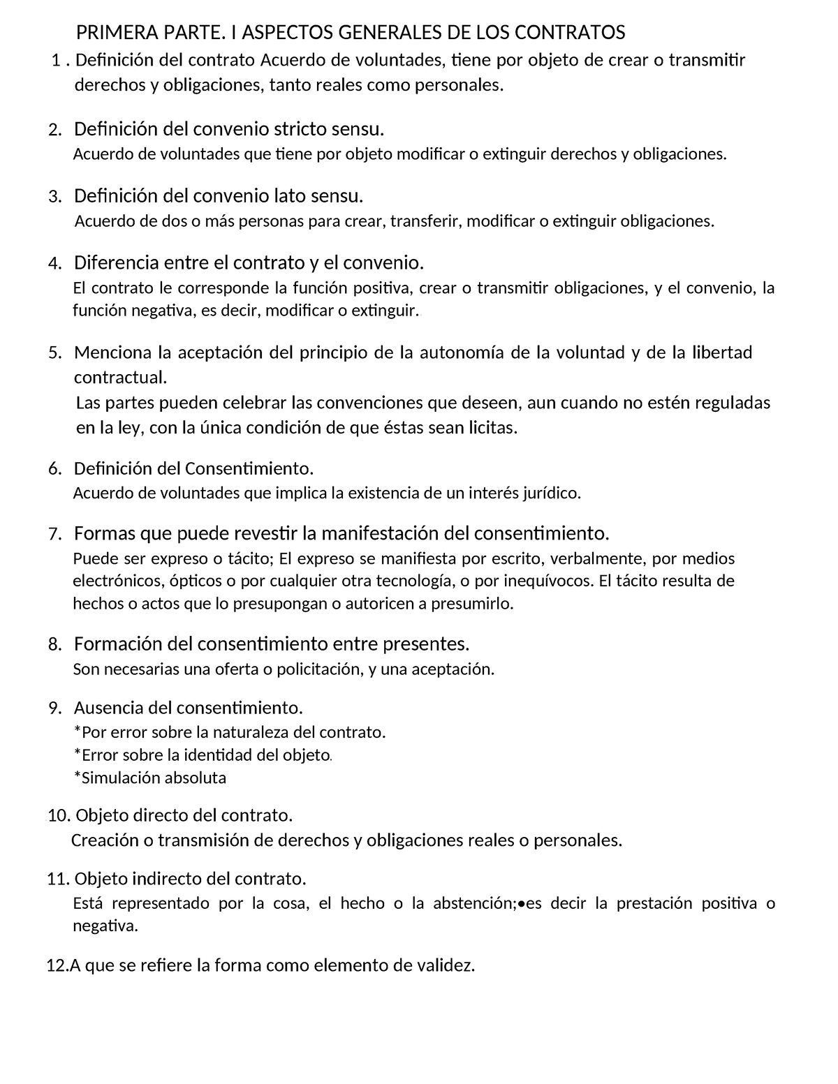 Derecho Civil Contrato S Primera Parte I Aspectos Generales De Los Contratos 1 Definición 3837