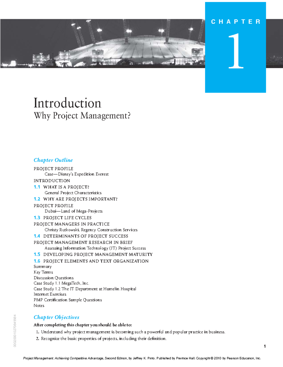 Ch01 - Lecture notes 1 - 1 Chapter Outline PROJECT PROFILE Case—Disney ...