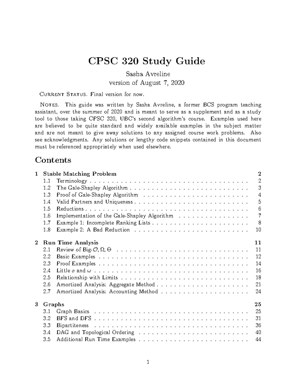 Notes Notes Cpsc Study Guide Sasha Avreline Version Of August Current Status