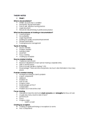WEEK 2 notes - Wk 2 Day 1 (#1) PNUR104 Lecture Guide - Health ...