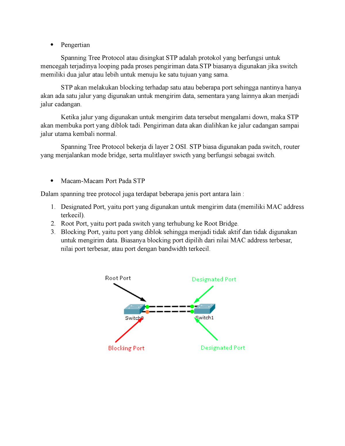 Tugas 2 STP (Spanning Tree Protocol) - Pengertian Spanning Tree ...