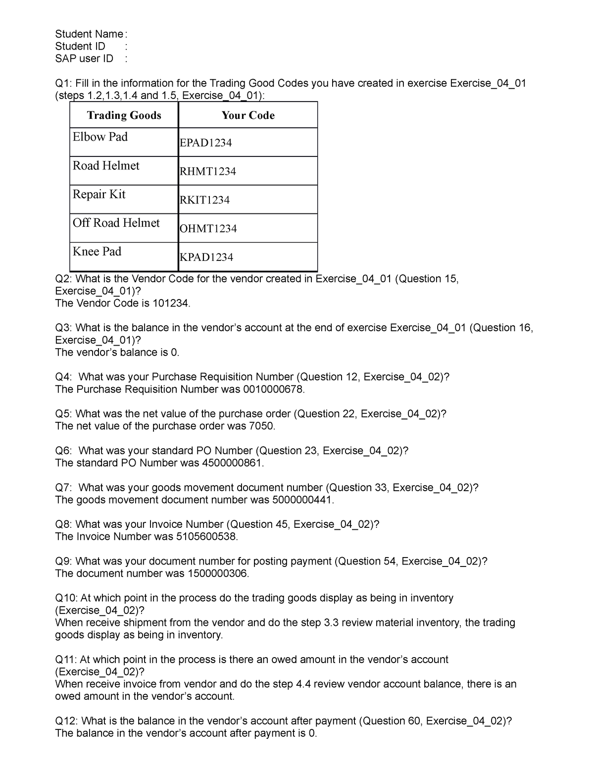 comm 226 sap assignment 1