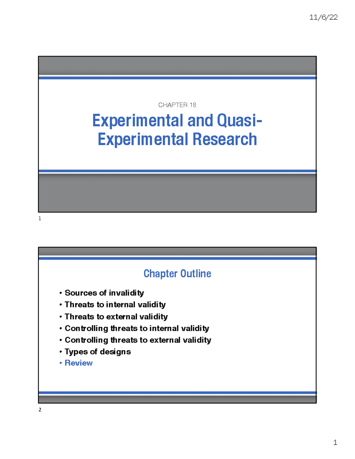 Experimental And Quasi Experimental Research - Experimental And Quasi ...