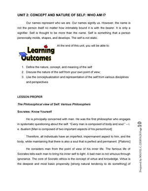 Module-2- Psychological- Perspectives - UNDERSTANDING THE SELF MODULE 2 ...