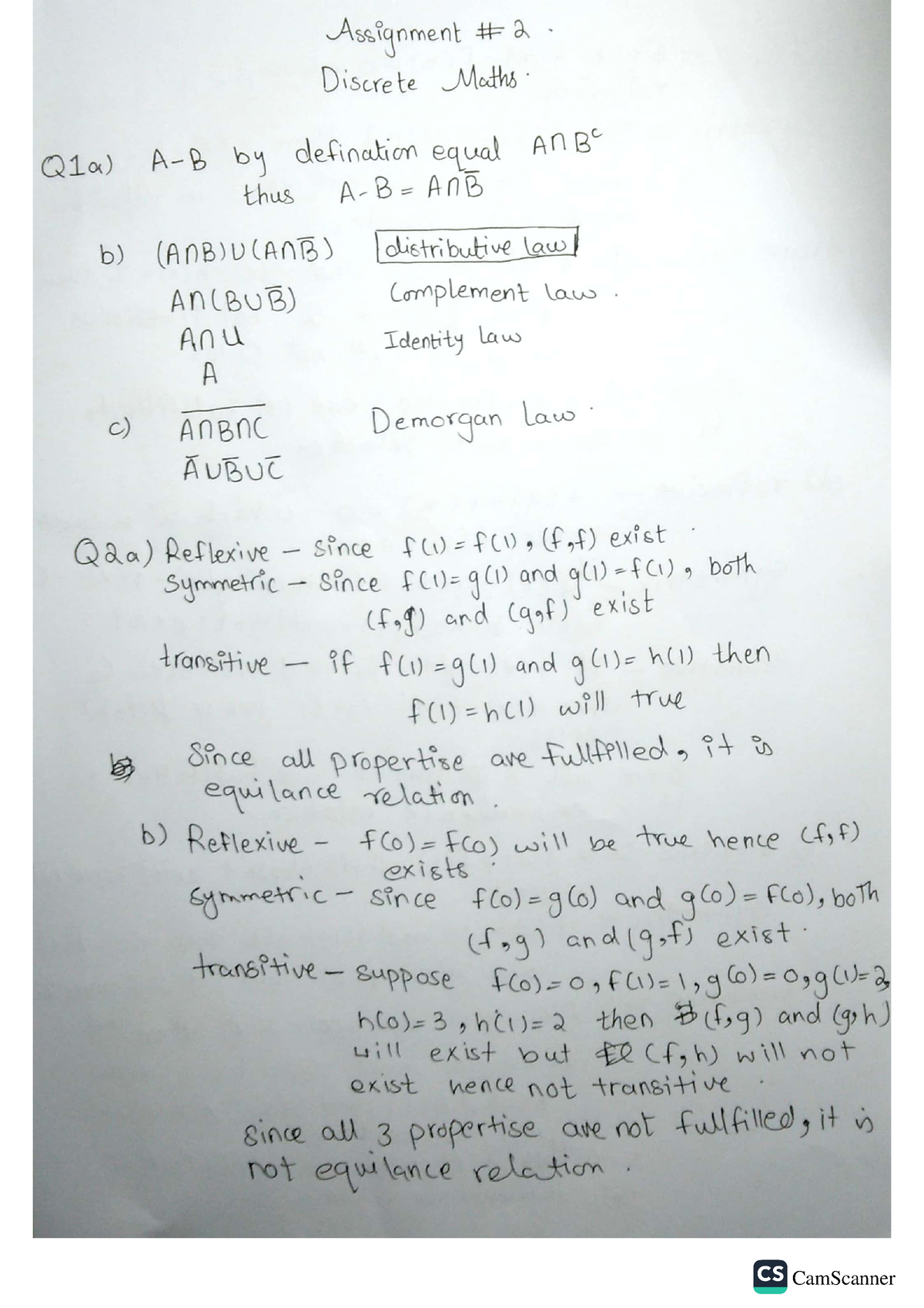 discrete mathematics nptel assignment solutions