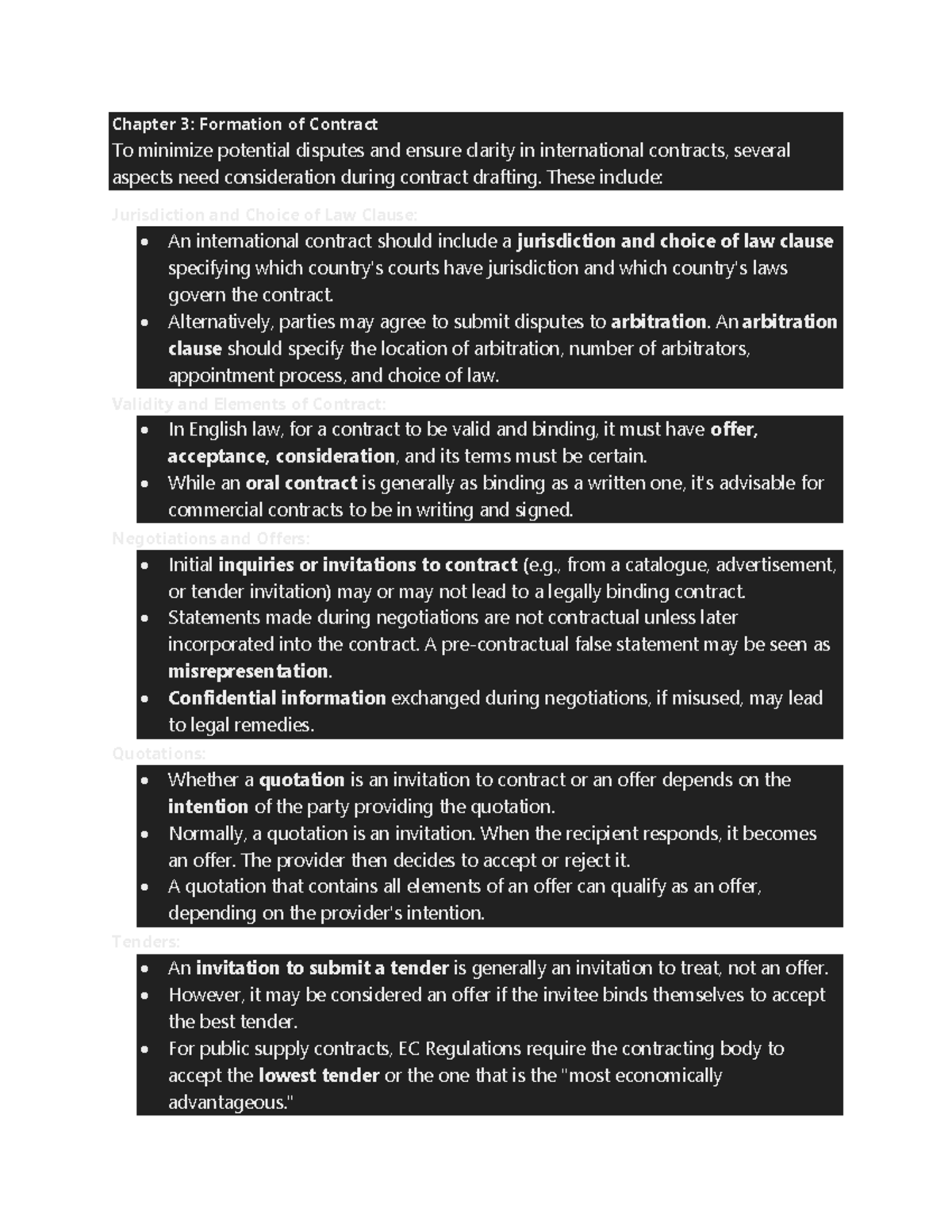 Chapter 3 Formation Of Contract Pg 182 197 Chapter 3 Formation Of