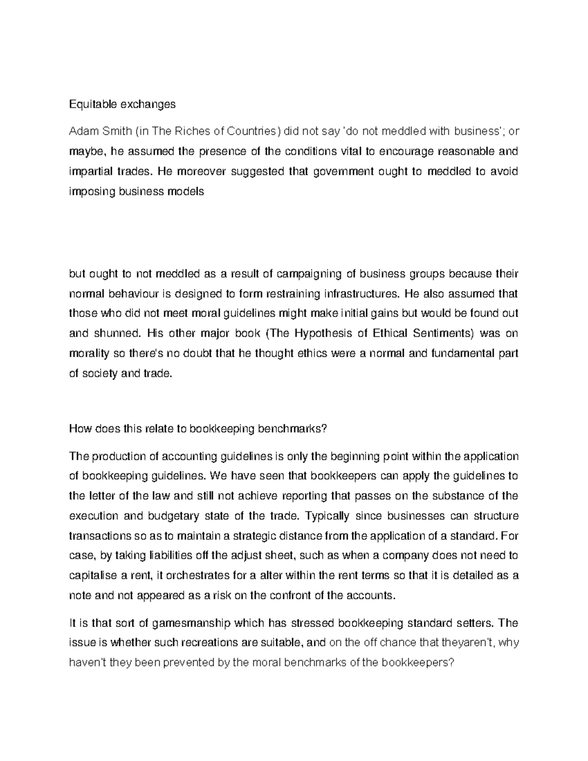 Summary - Preparation of Financial Statements-73 - Equitable exchanges ...
