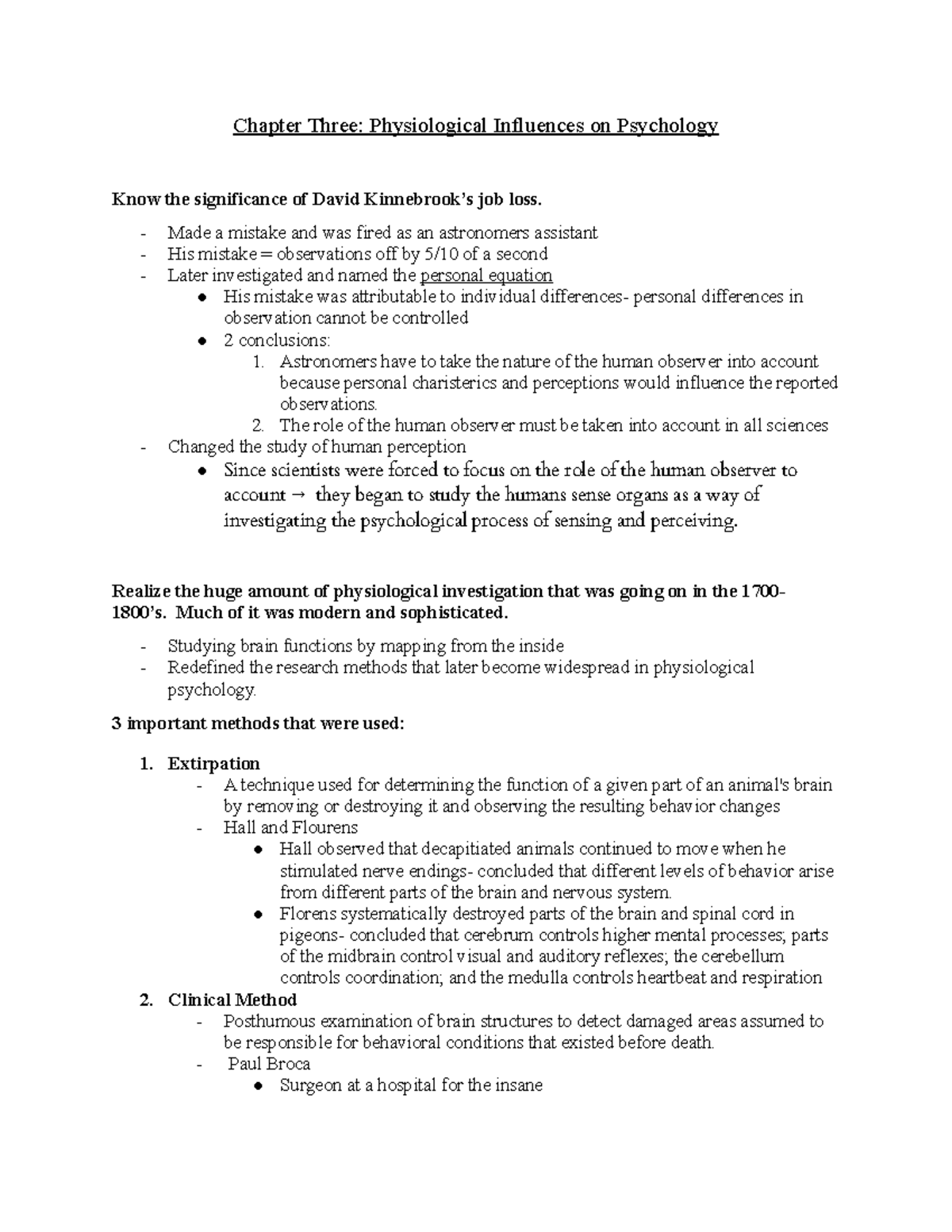 Chapter 3 Psych 4150 - CH 3 NOTES Psyc 4150 Edwin Brainerd - Chapter ...