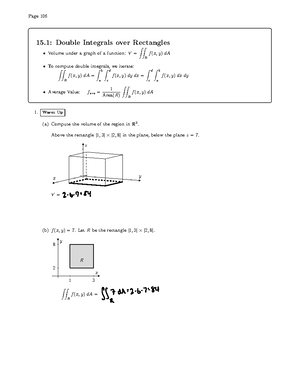 15.2 Double Integrals Over General Regions - 15: Double Integrals over ...
