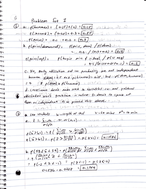 Econ 103 Problem Set 4 - Econ 103 - Studocu