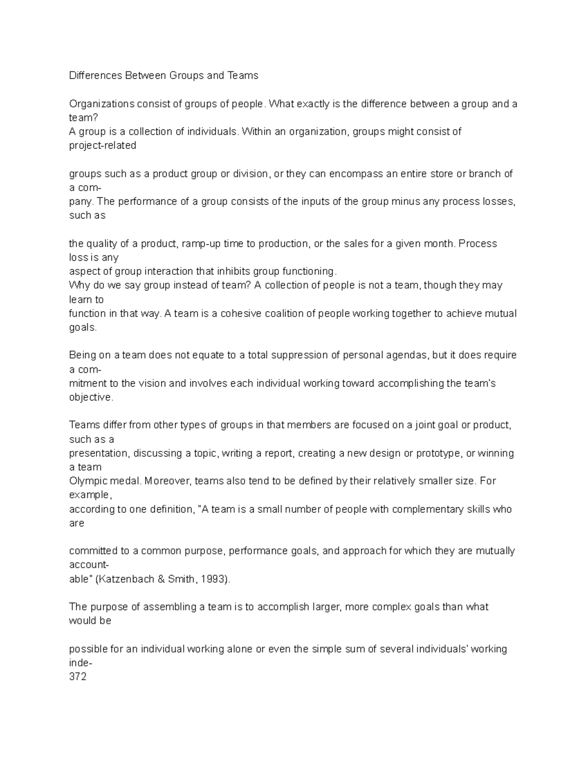 Untitled document Summary Organizational Behaviour and Ethics