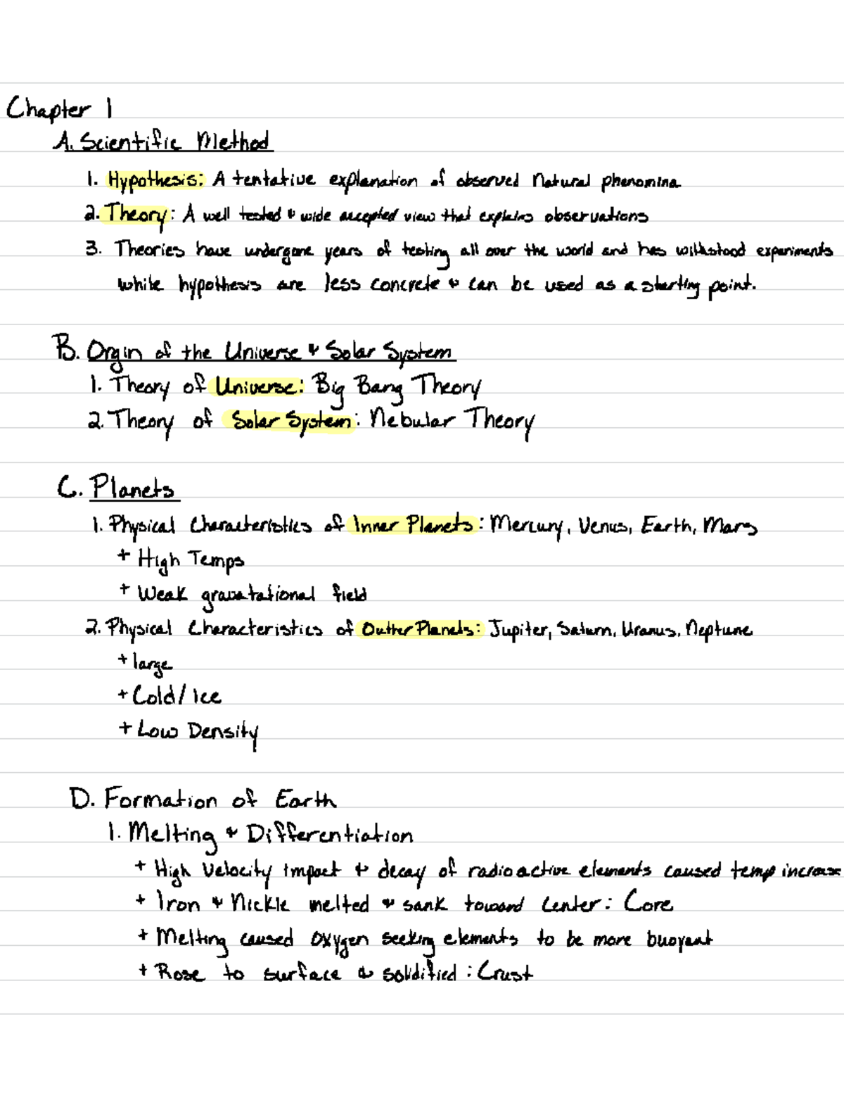 Exam 1 Review Notes - Instructor: Lea Gilbertson Exam 1 content ...
