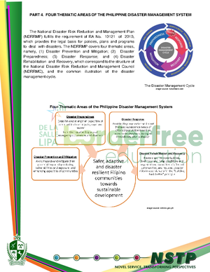 Module+4-+Part+5 - jdhdendudks - PART 4. FOUR THEMATIC AREAS OF THE ...