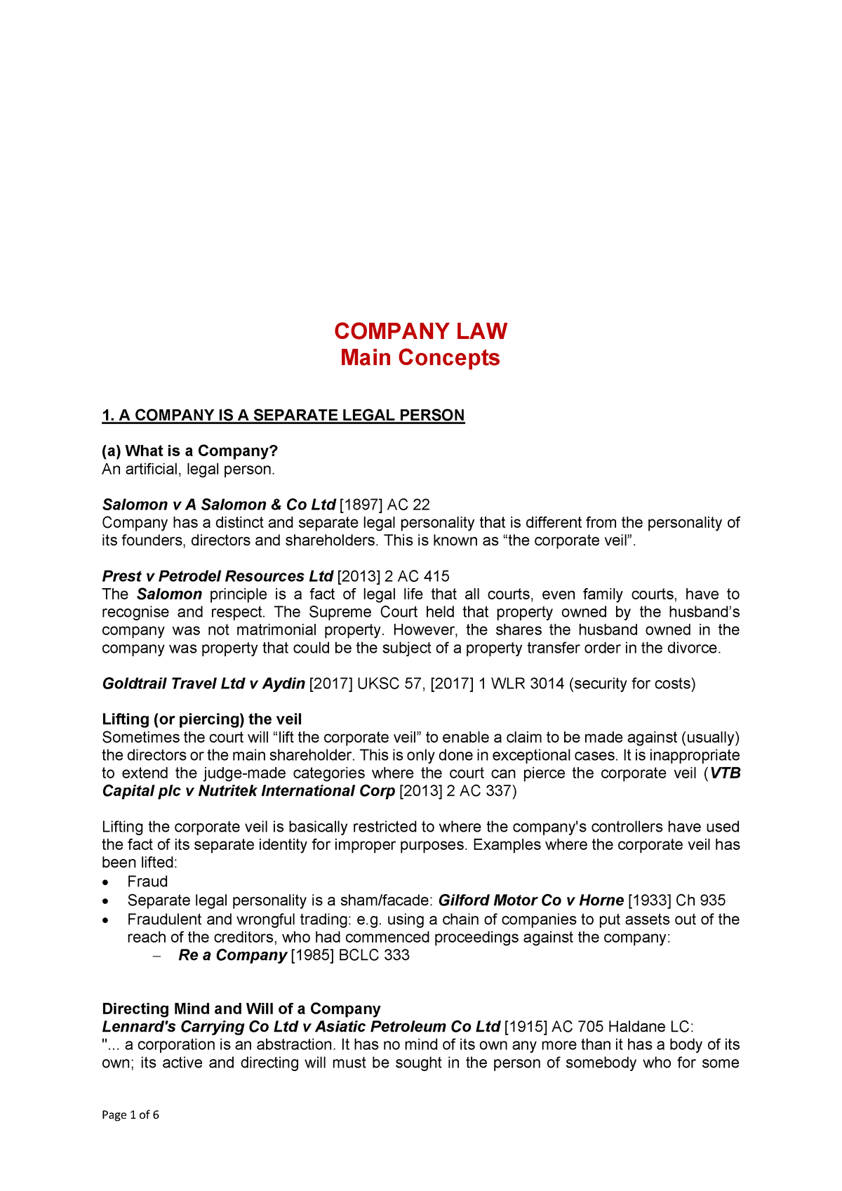 main-company-law-concepts-company-law-main-concepts-1-a-company-is-a