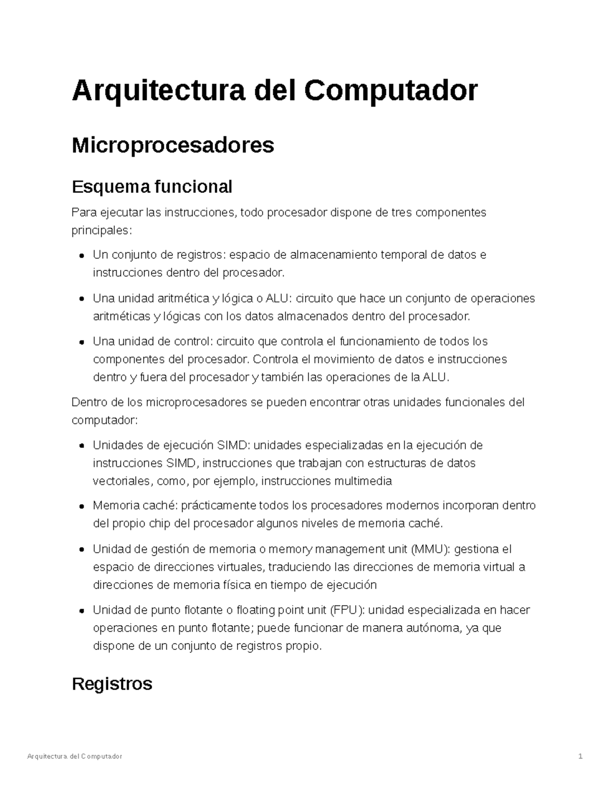 Arquitectura Del Computador M3 M4 - Arquitectura Del Computador ...