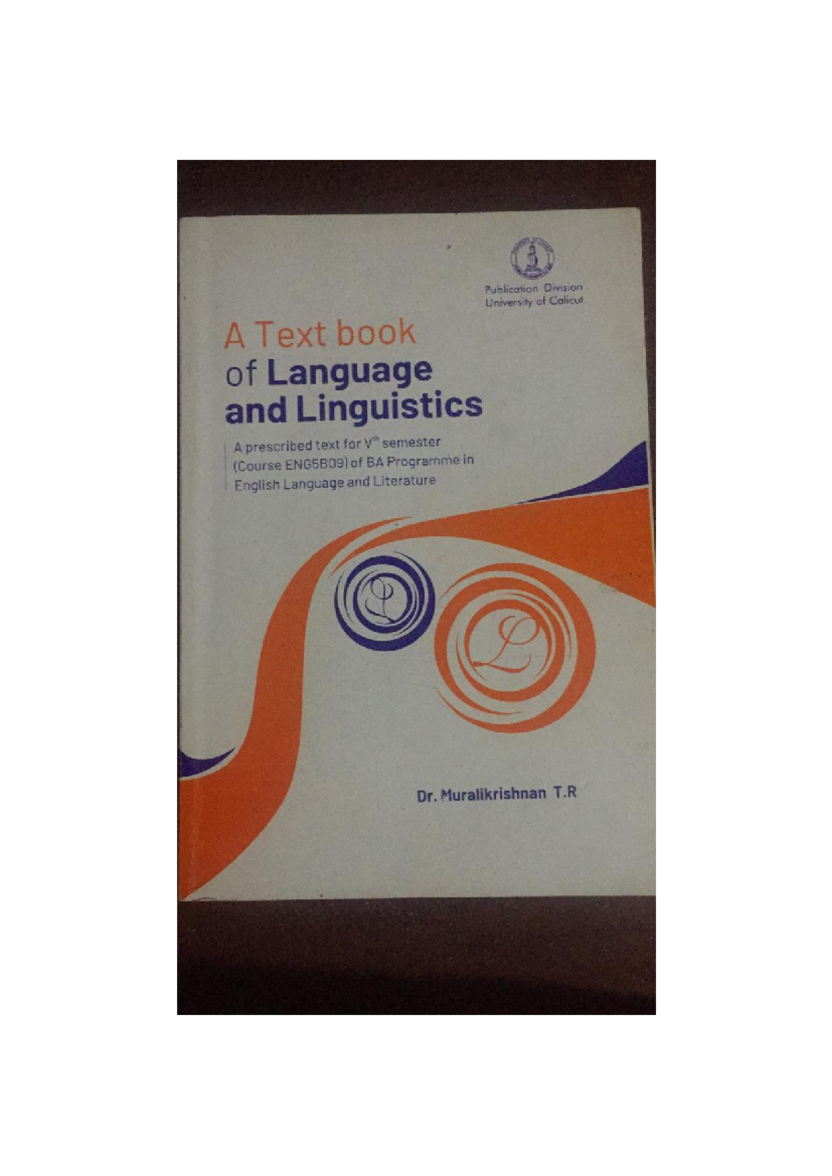 A Language and Linguistics TXT - Ba English - Studocu