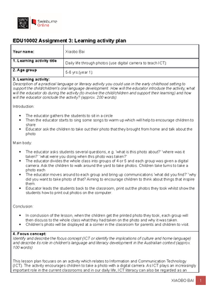 Assignment 2-Essay - Essay 2 - EDU10002: Understanding Language and ...