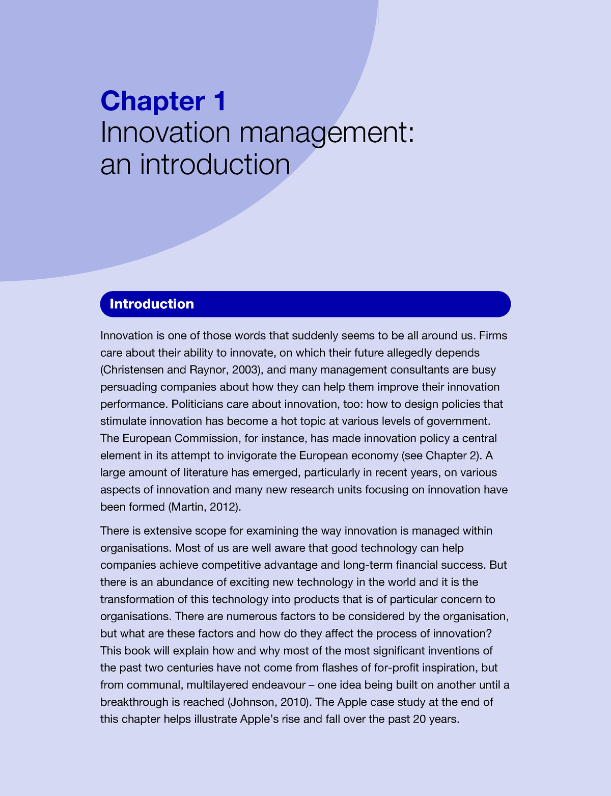 innovation management dissertation