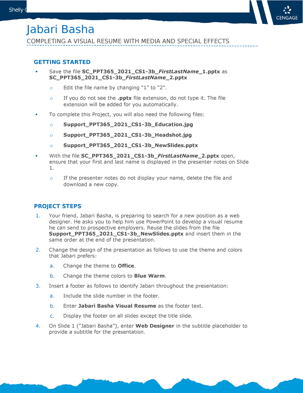 Instructions SC PPT365 2021 CS1-3b - Jabari Basha COMPLETING A VISUAL ...