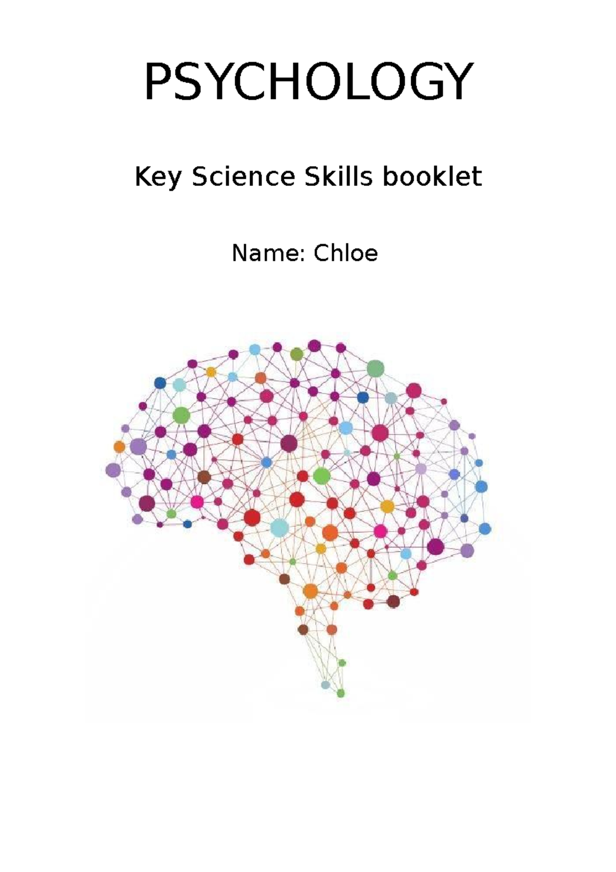 vce psychology research methods key science skills workbook