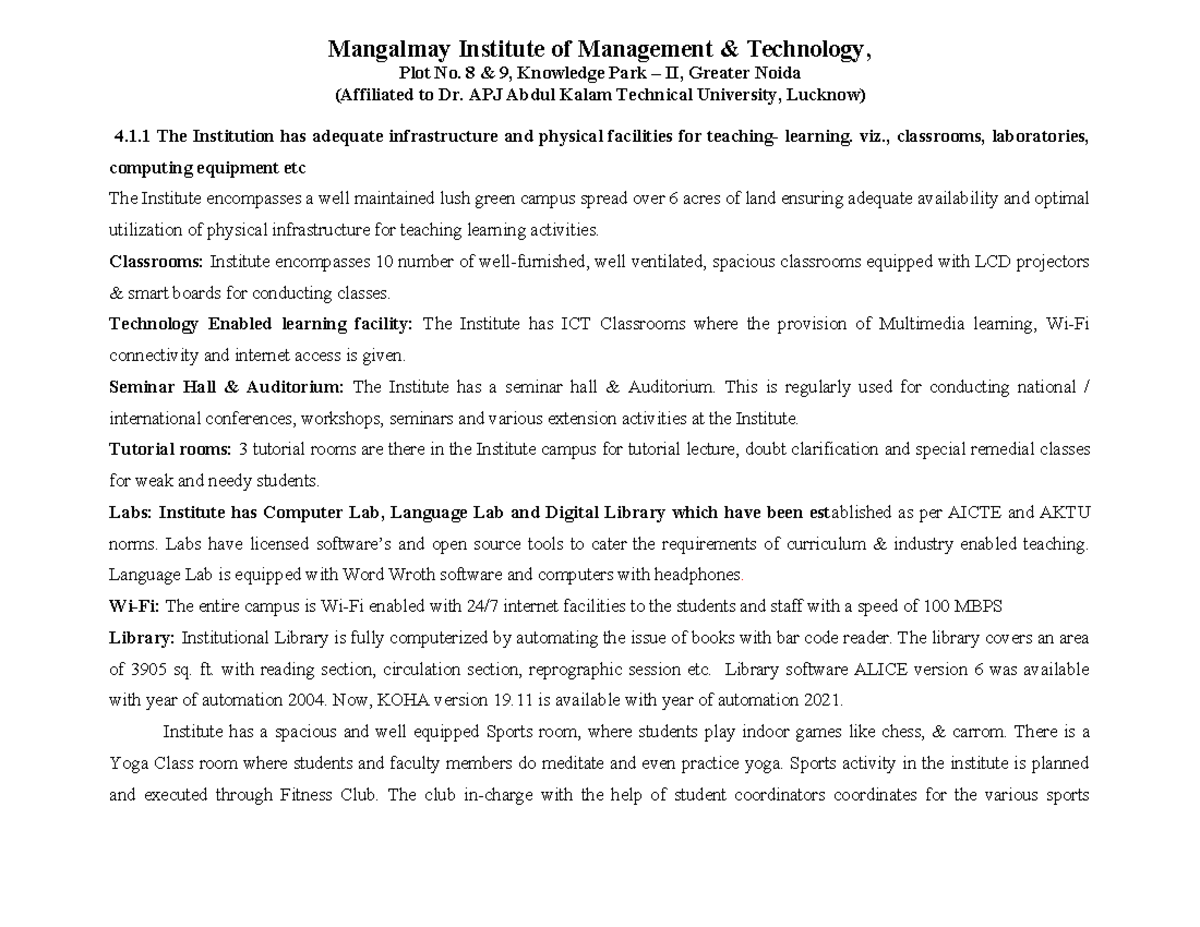 Write up - Summary Environmental Studies - Plot No. 8 & 9, Knowledge ...