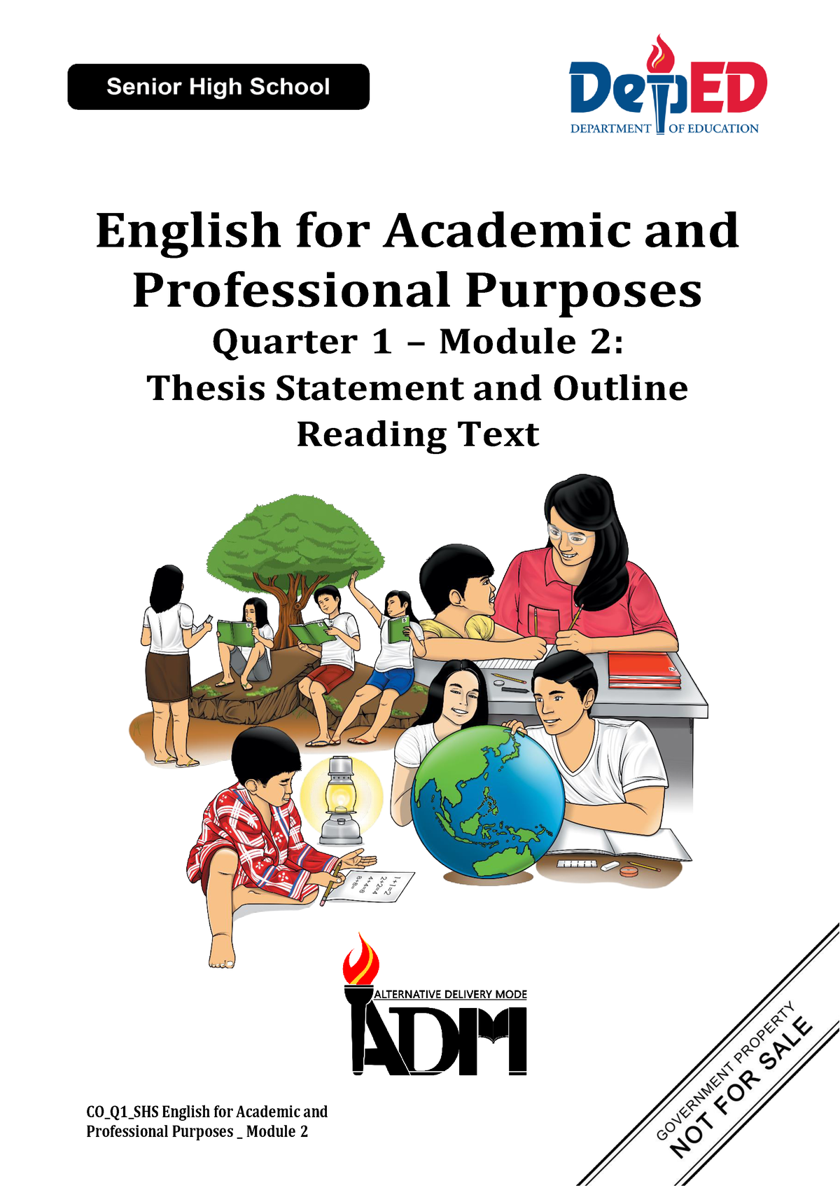 thesis driven academic text