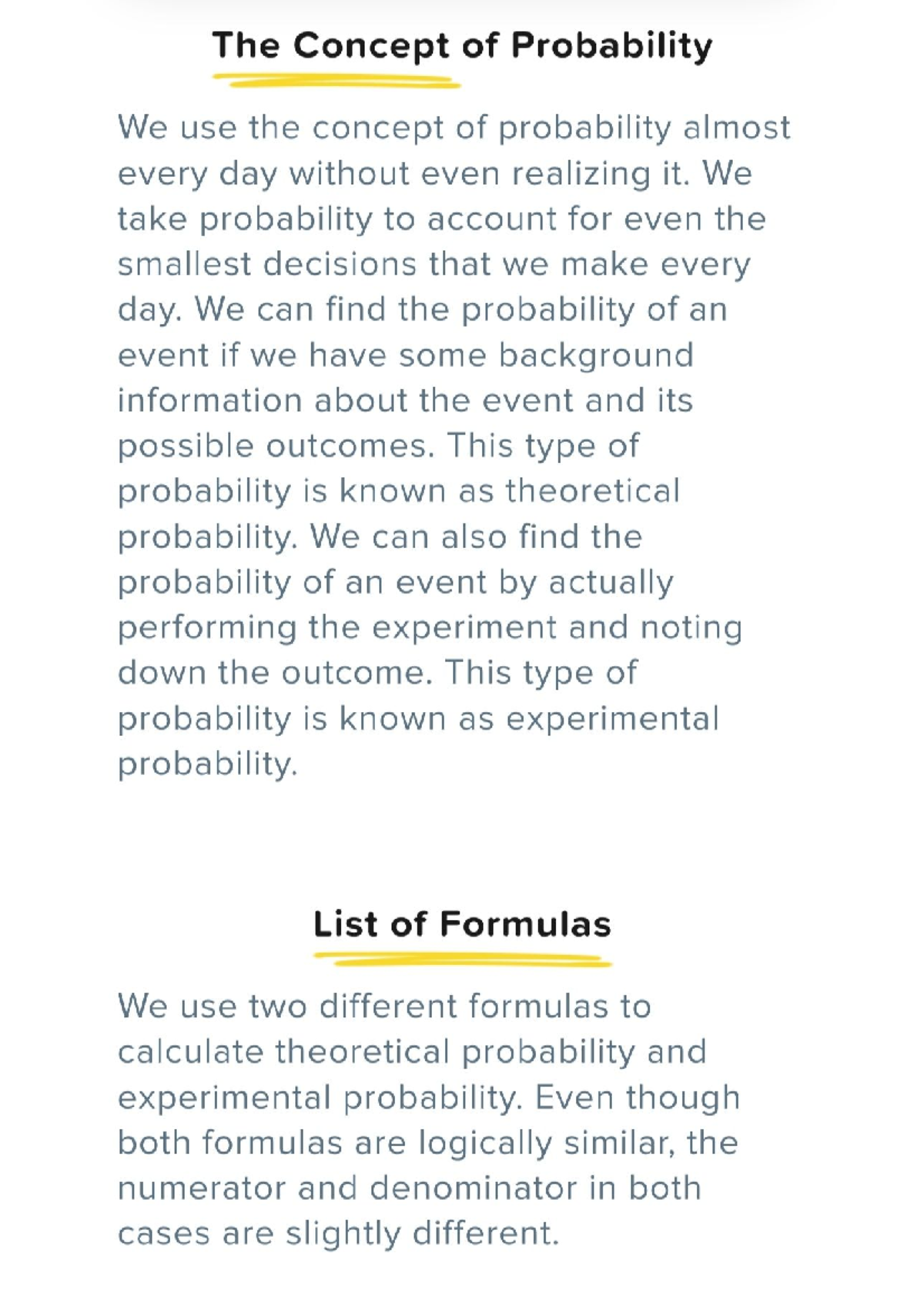 Probability Its part of statistics Statistics MU Studocu