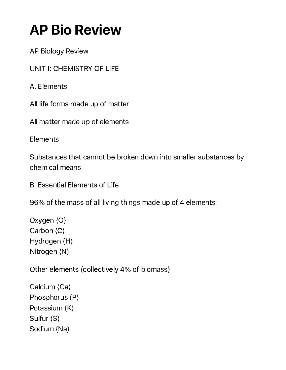 Ap Bio Review Quizlet - 0tm74ie