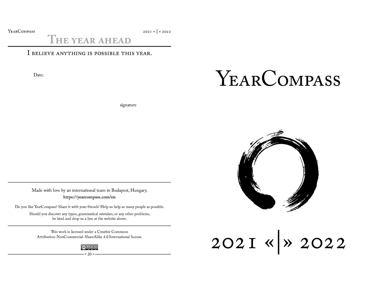 Year Compass Review Y C « » « 20 » The year ahead I Studocu