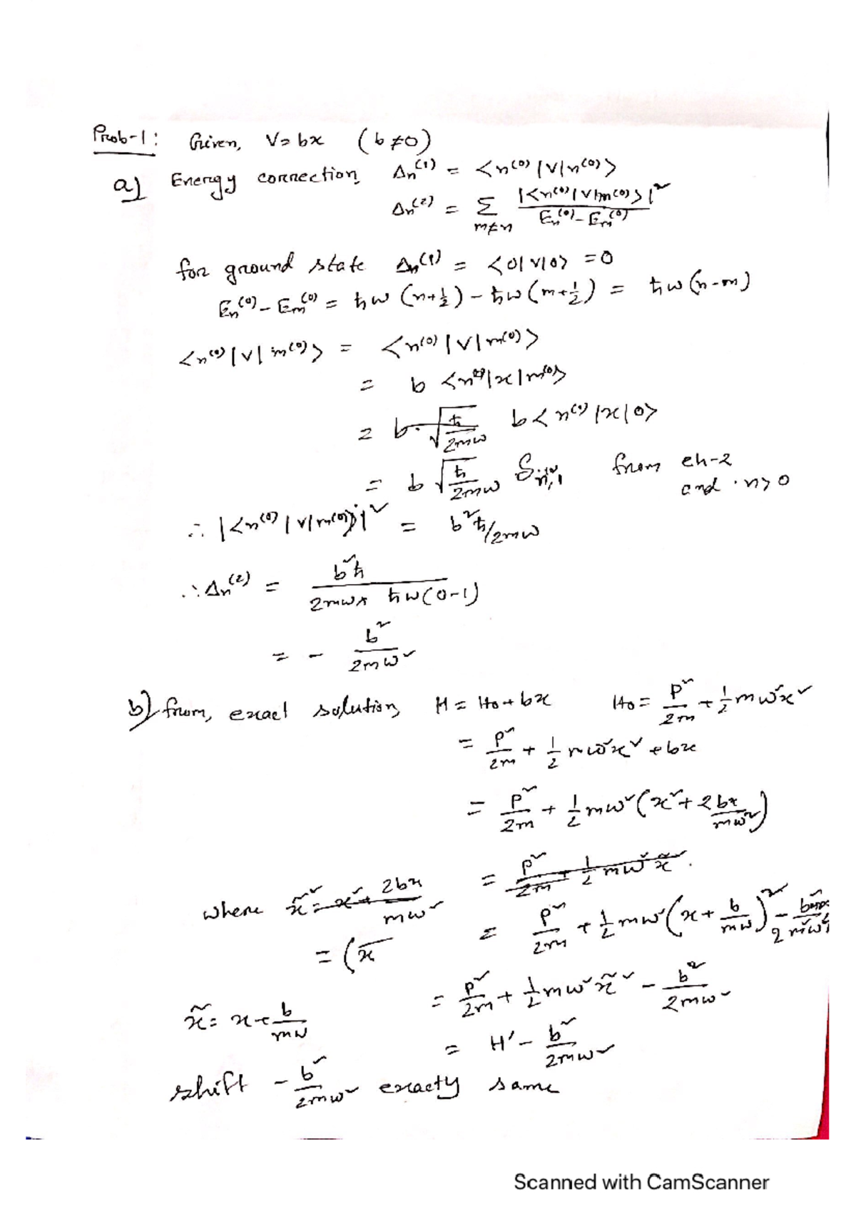 QM-2 - Assignments for quantum mechanics - PHYS 8701 - Studocu