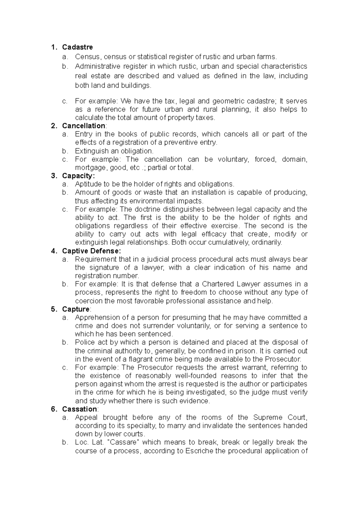 Dossier - C a D - INGLÉS II - UNIVERSIDAD ALAS PERUANAS - 1. Cadastre a ...