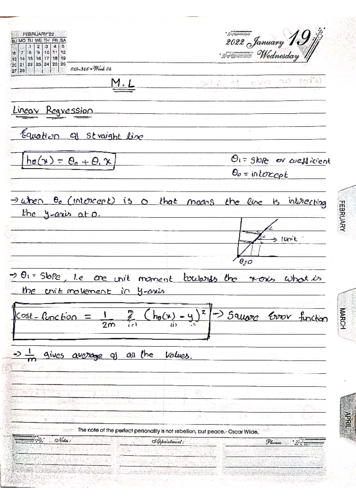 Machine Learning Hand Written Notes - CS201 - Studocu