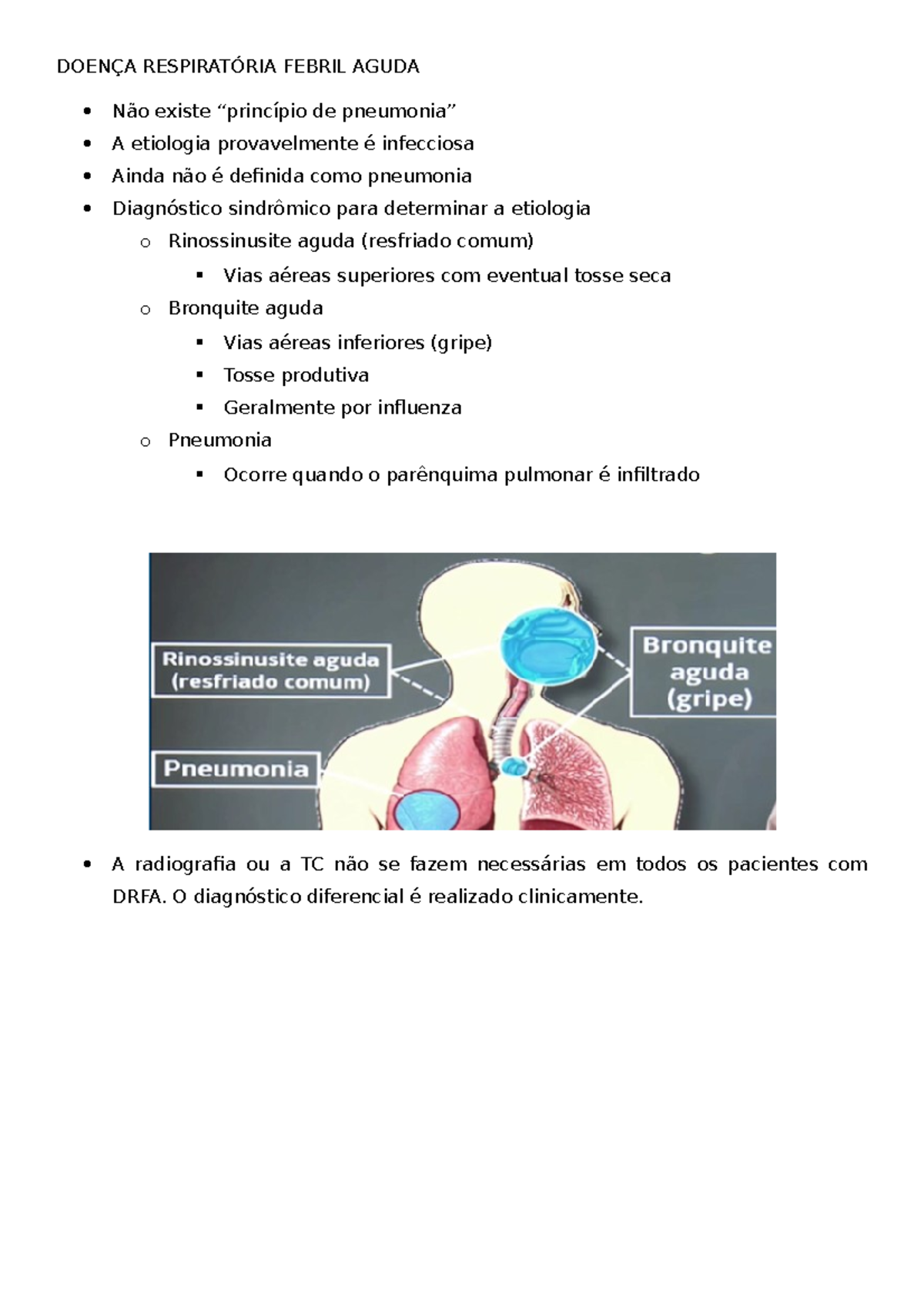 Pneumonia Adquirida NA Comunidade - FEBRIL AGUDA existe de A etiologia ...
