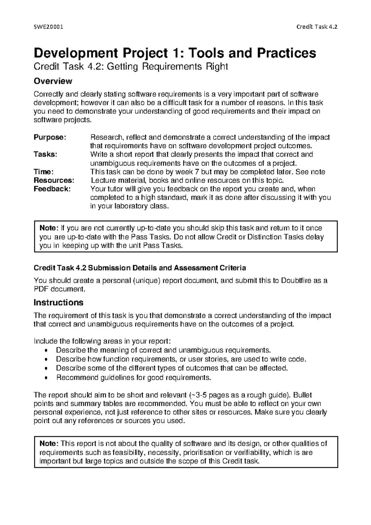 Credit+Tasks+4 - 4.2 credit task Getting Requirements Right - Warning ...