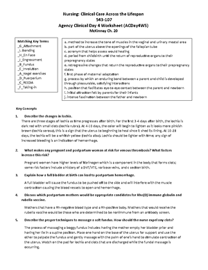 Wrksht 6 Newborn C - 107 Clinical Worksheets - 107 OB_PEDS Simulation ...