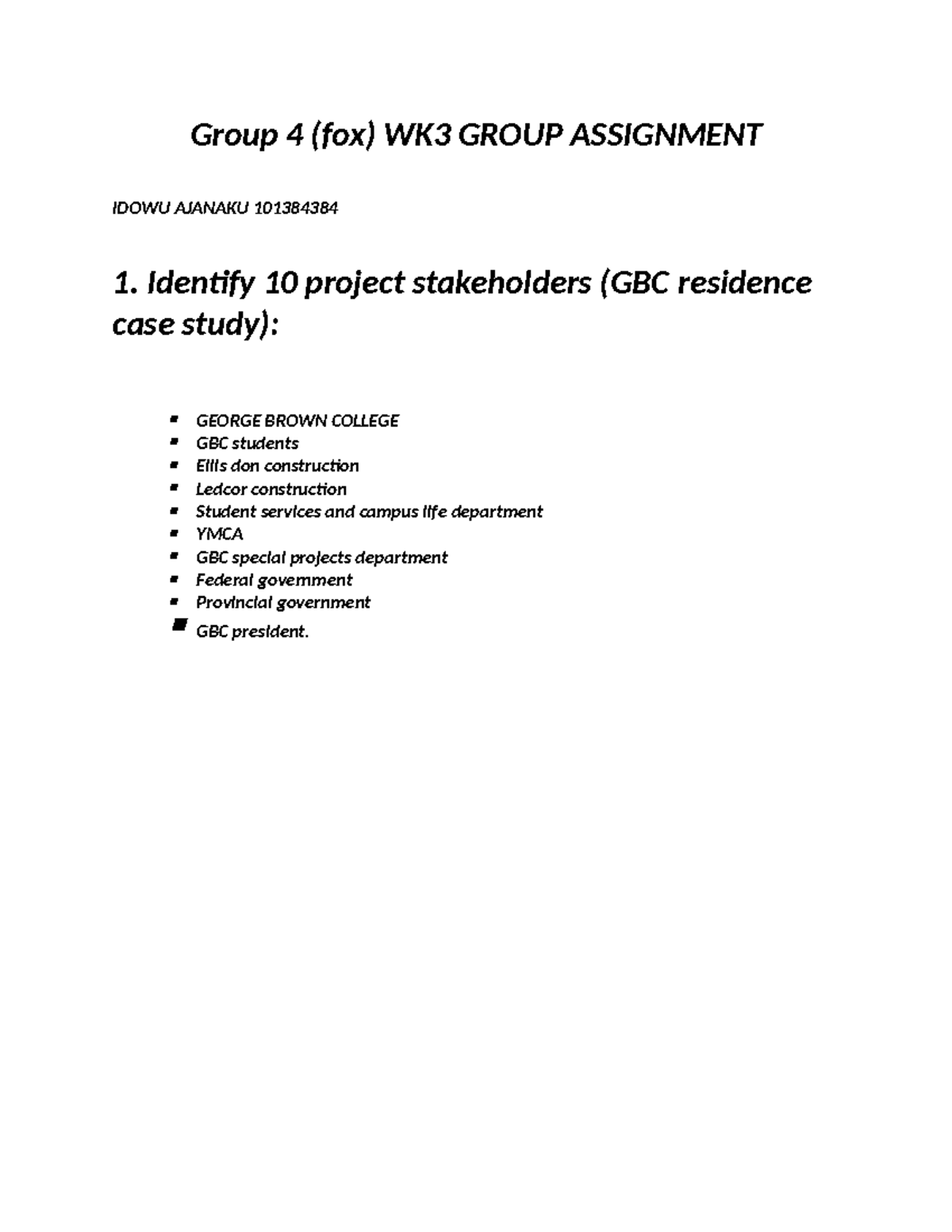 Group 4 week 3 assignment - Group 4 (fox) WK3 GROUP ASSIGNMENT IDOWU ...