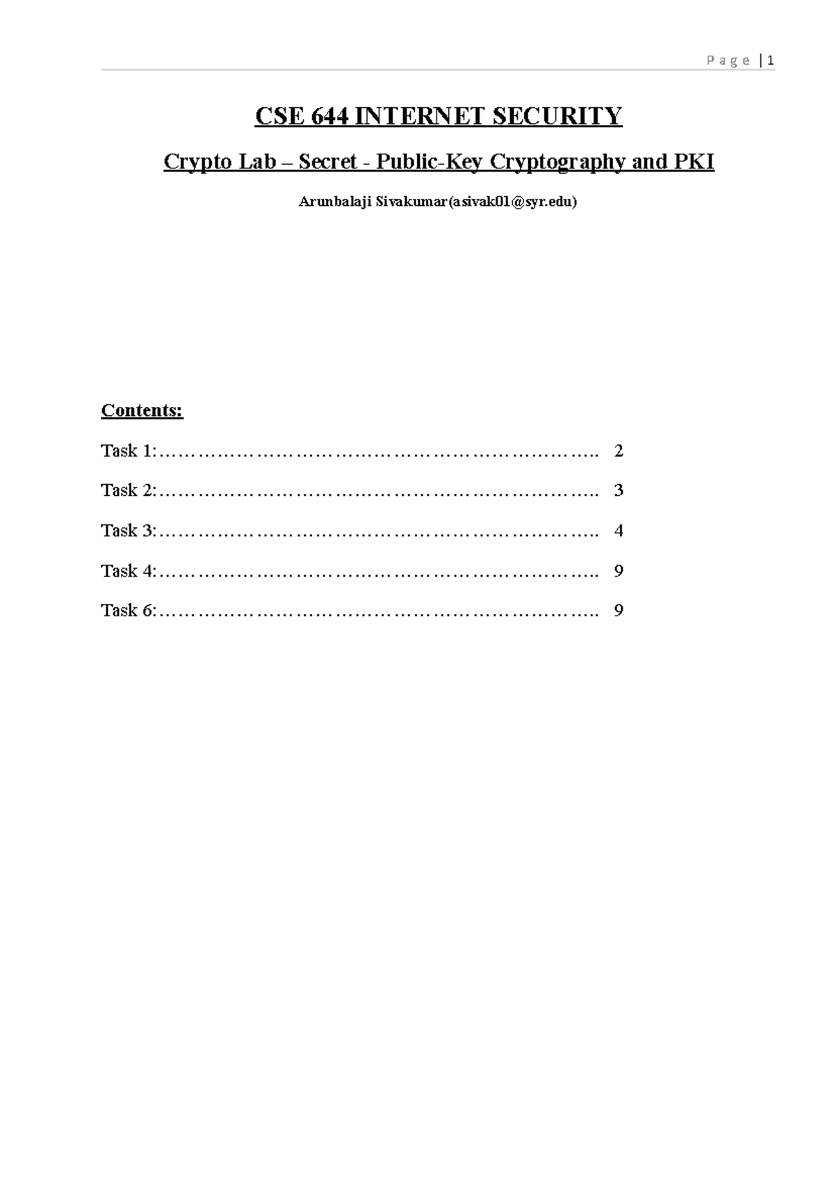 Cse 644 lab 7 good cse 644 internet security crypto lab secret