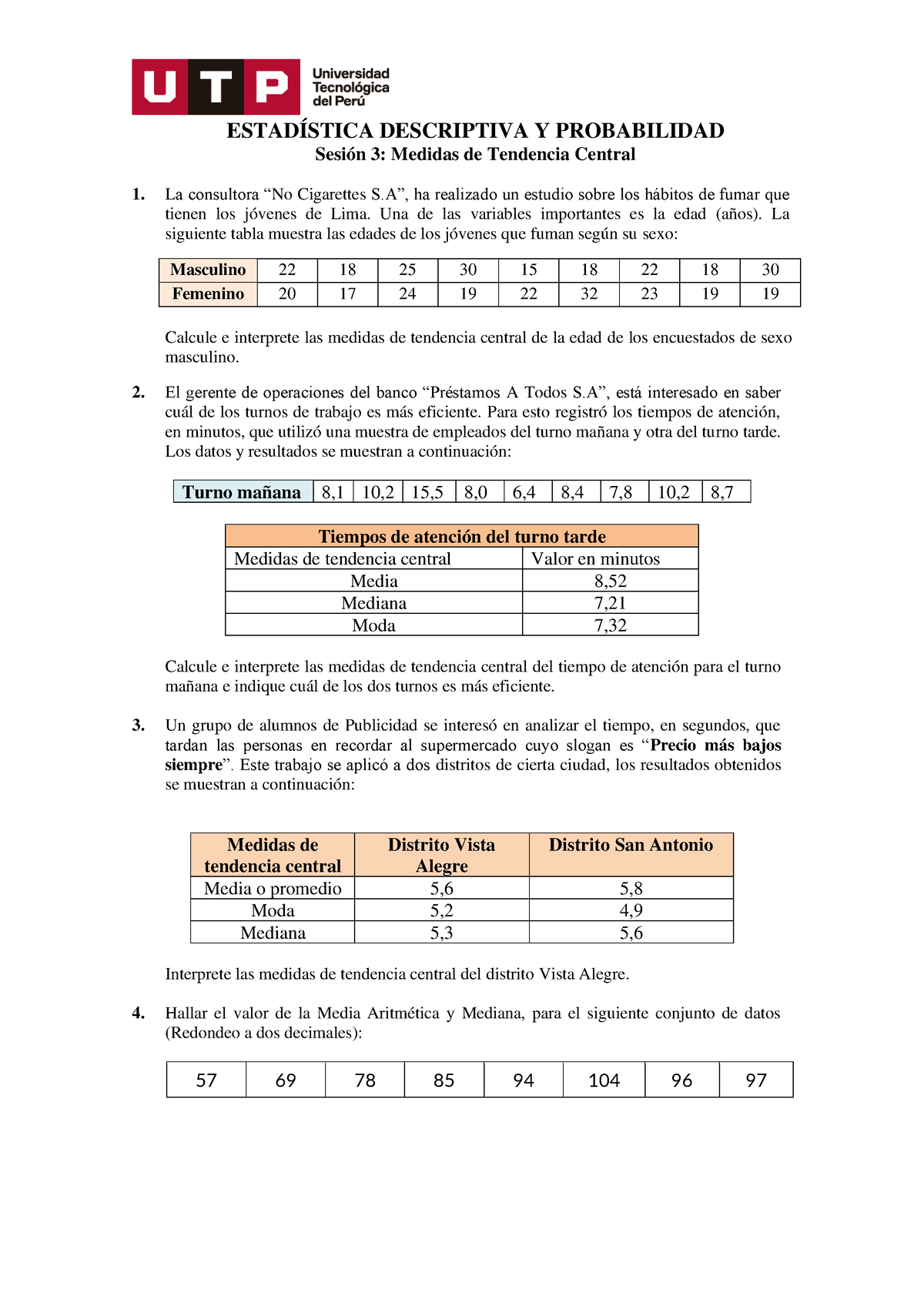 S03.s3-Lista De Ejercicios-Semana 3 - ESTADÍSTICA DESCRIPTIVA Y ...